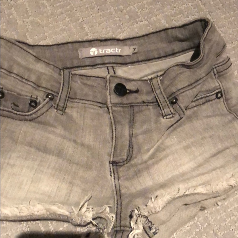 Tractr cutoff jeans for girls